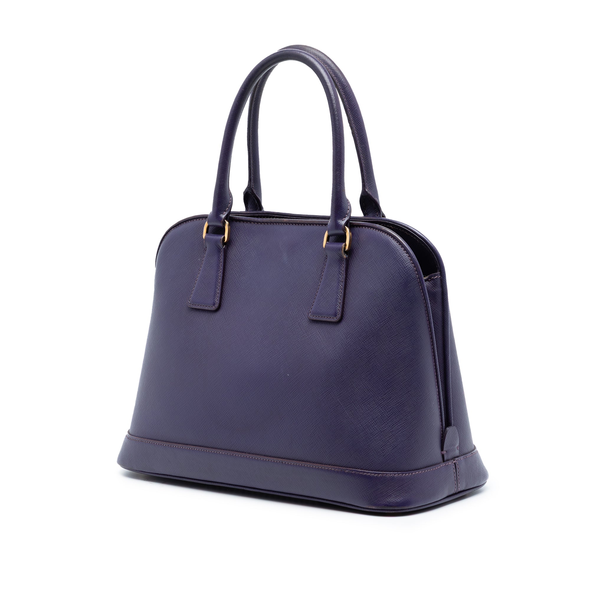 Medium Saffiano Lux Open Promenade Satchel - Image 2