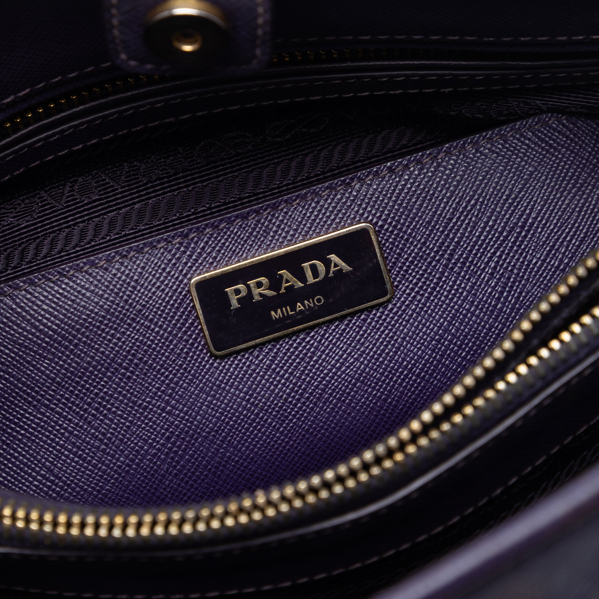 Medium Saffiano Lux Open Promenade Satchel - Image 5