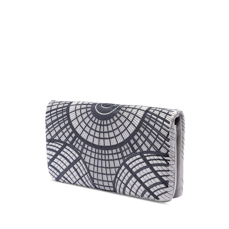 Sequin Embellished Lambskin Grand Palais Clutch - Image 2