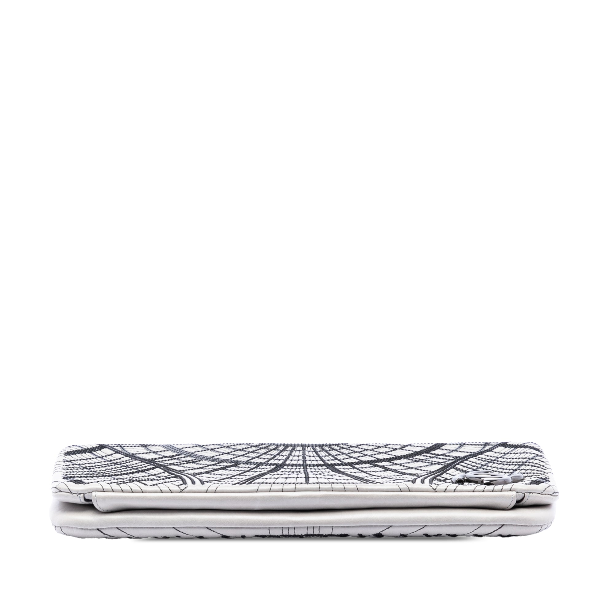 Sequin Embellished Lambskin Grand Palais Clutch - Image 3