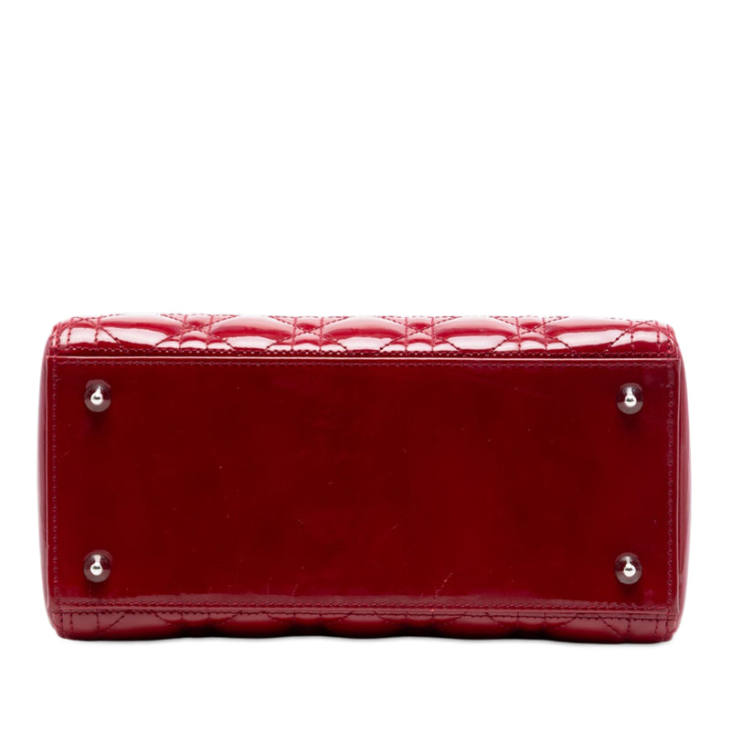 Medium Patent Cannage Lady Dior - Image 3
