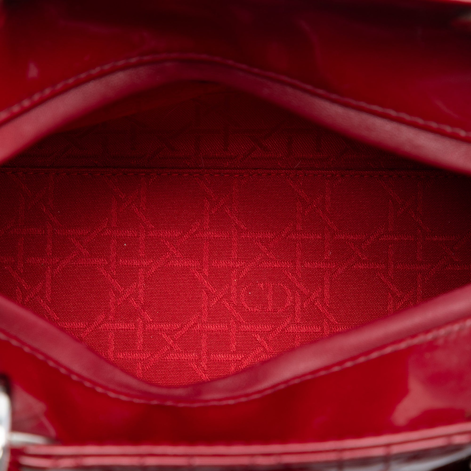 Medium Patent Cannage Lady Dior - Image 4