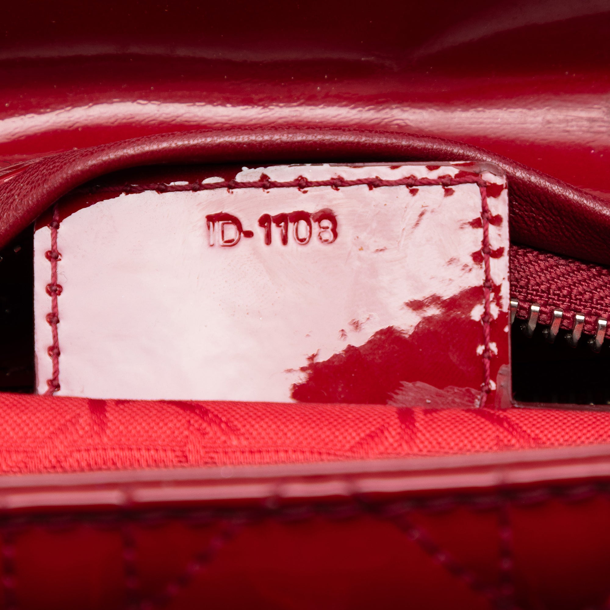 Medium Patent Cannage Lady Dior - Image 6