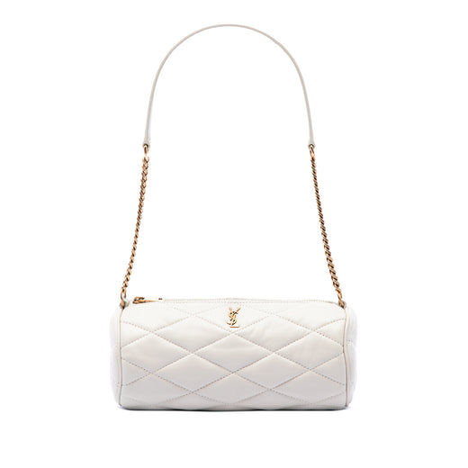 Mini Quilted Lambskin Sade Tube Bag - Image 1