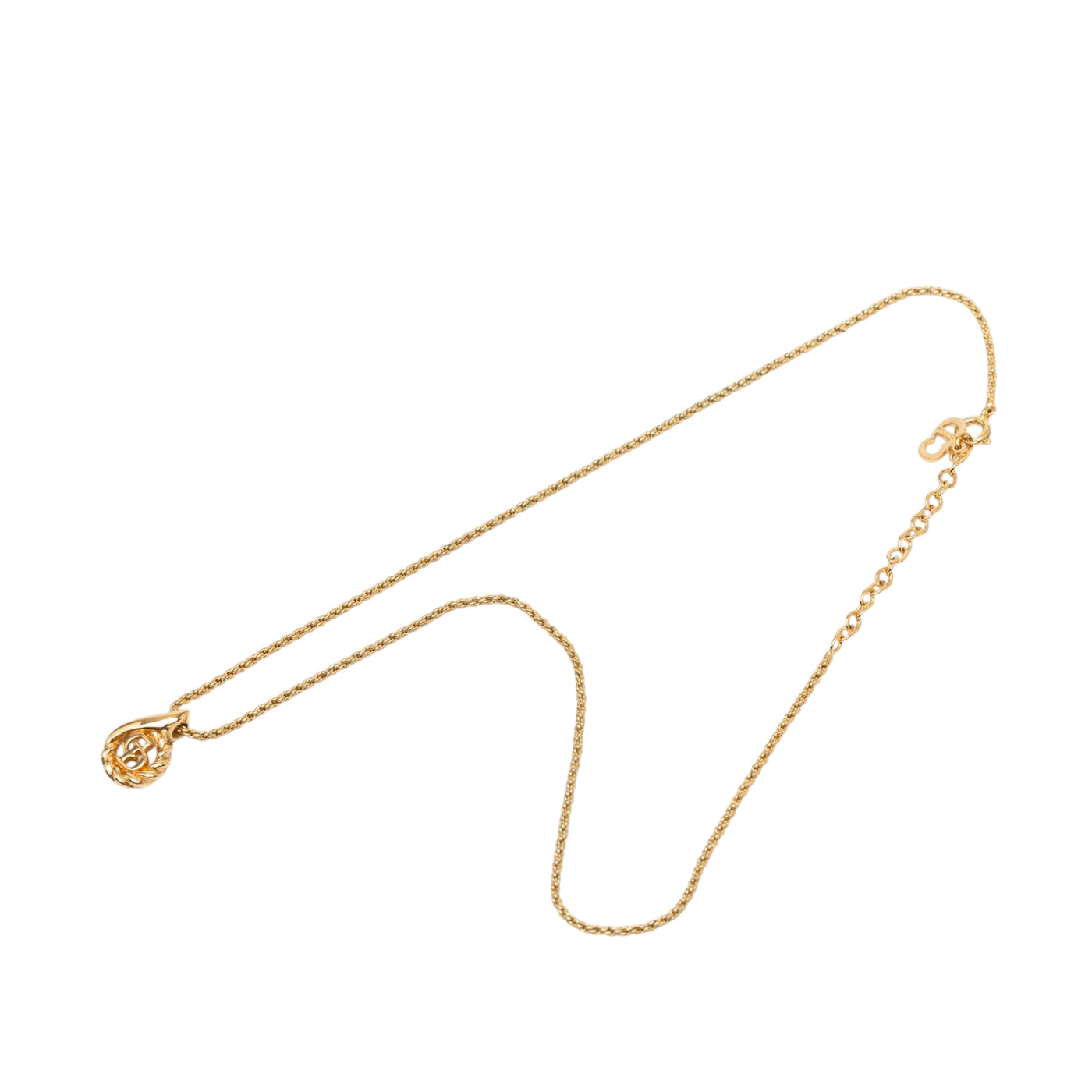 Gold Plated CD Pendant Necklace - Image 1