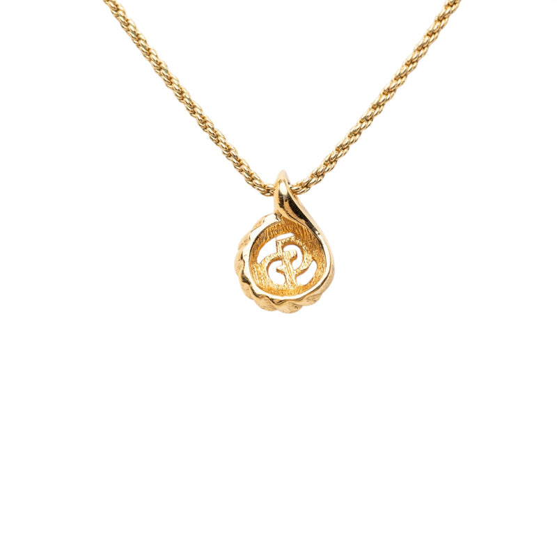 Gold Plated CD Pendant Necklace - Image 3