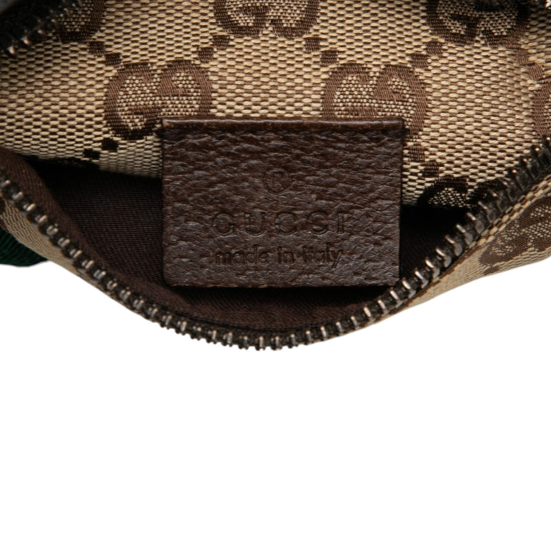 GG Canvas Web Double Pocket Belt Bag - Image 5