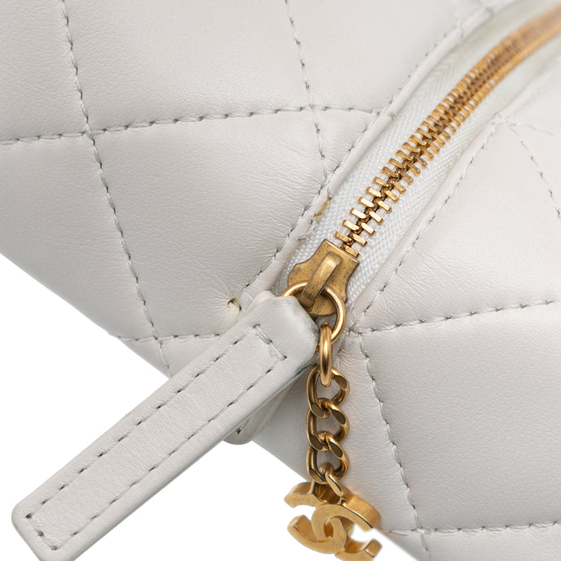 Métiers d'Art CC Quilted Lambskin Box with Top Handle Bag - Image 7