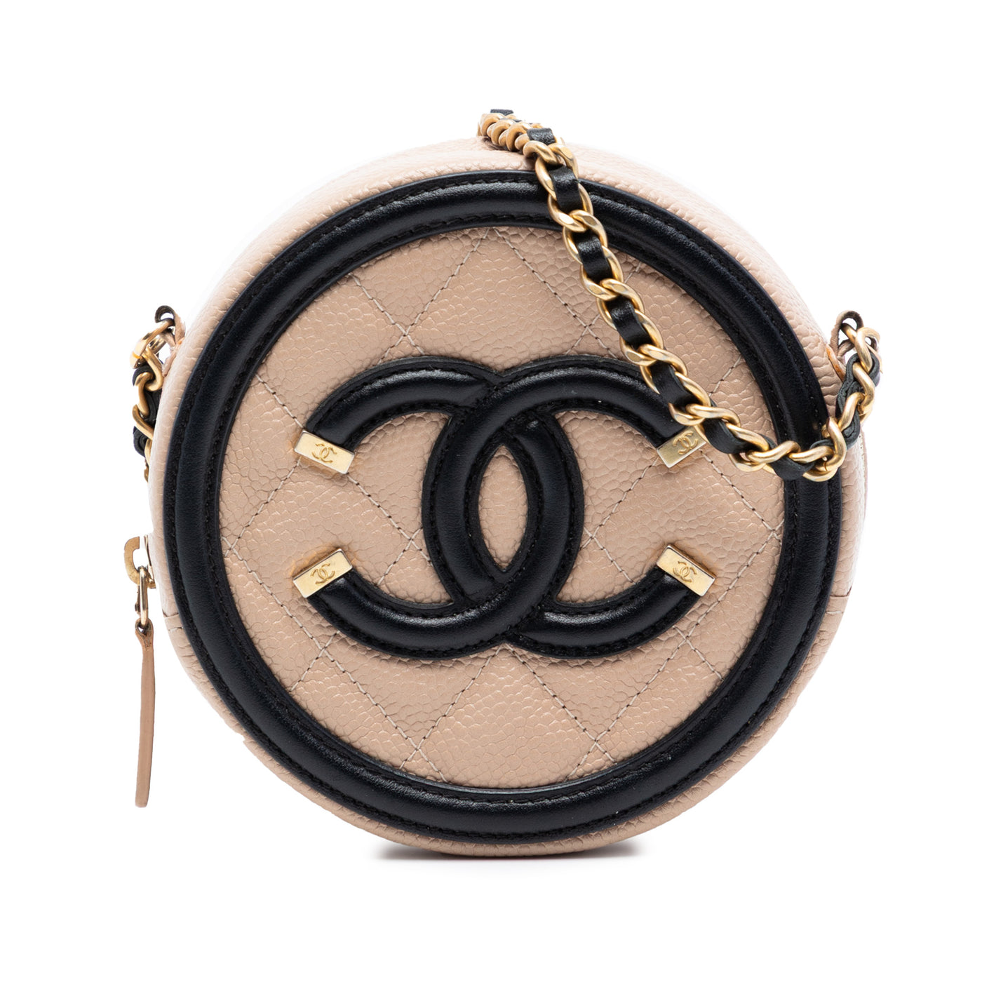 Caviar CC Filigree Round Crossbody - Image 1