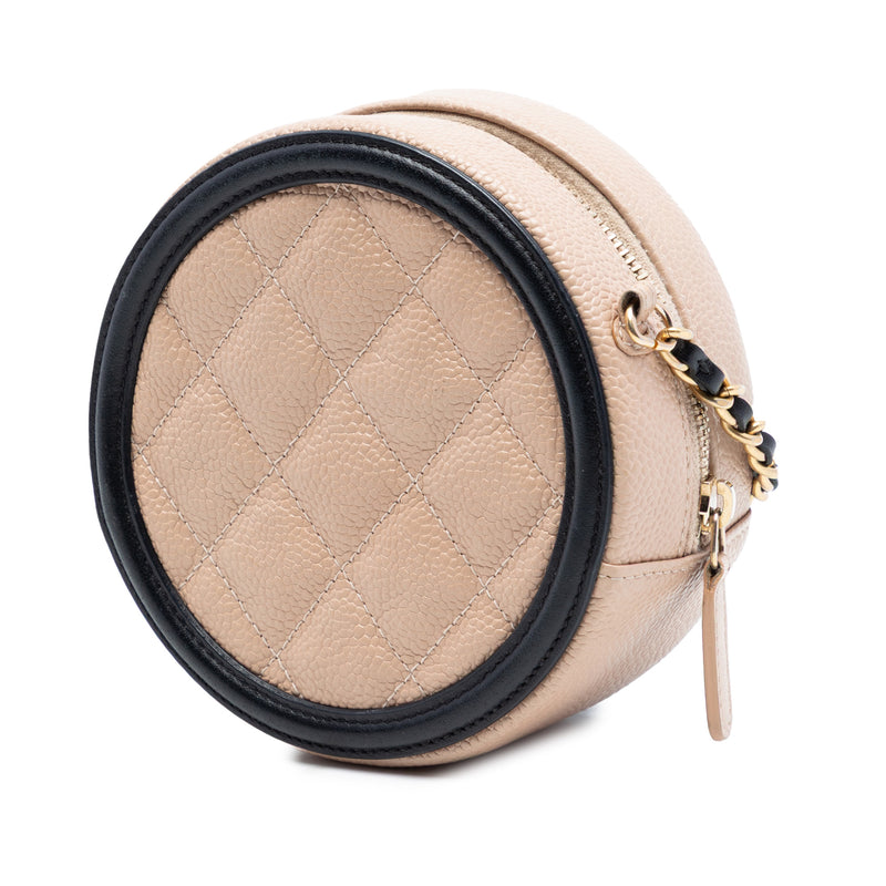Caviar CC Filigree Round Crossbody - Image 2
