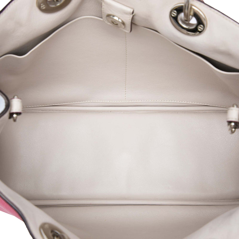 Medium Tricolor Calfskin Diorissimo Tote - Image 4