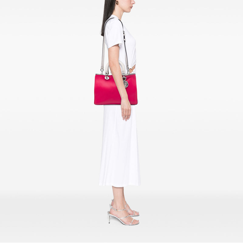 Medium Tricolor Calfskin Diorissimo Tote - Image 6