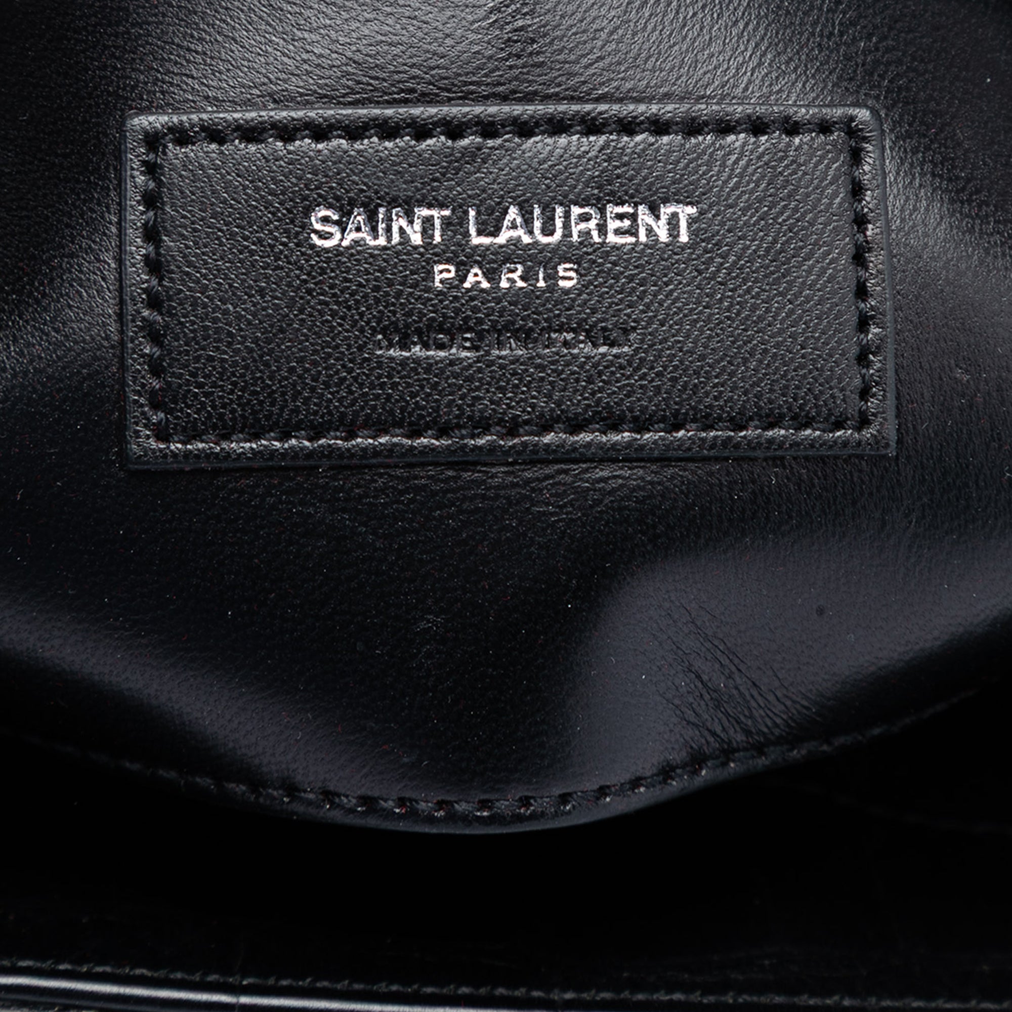 Medium Croc Embossed Leather College Satchel - Image 5