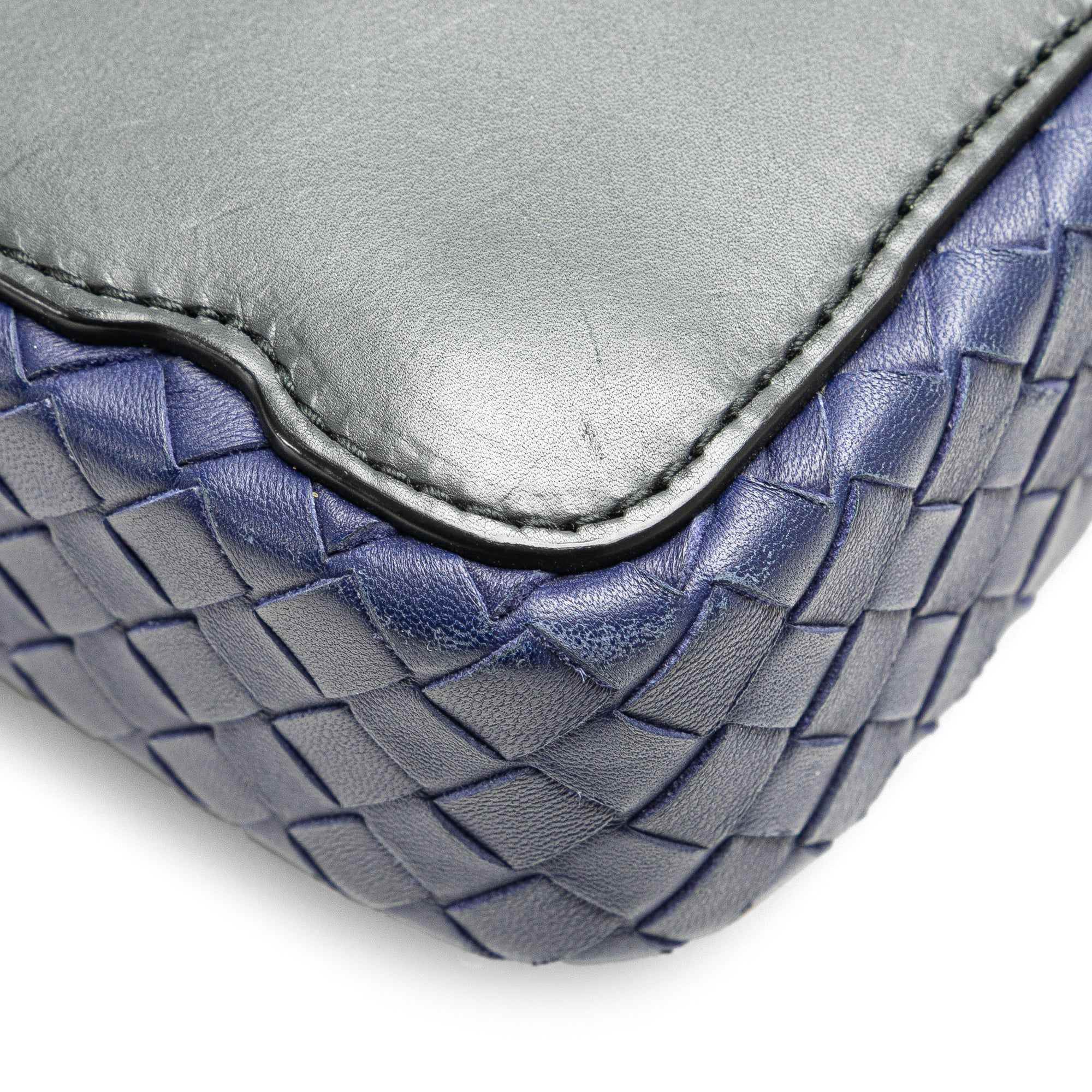 Intrecciato Trimmed Leather Crossbody - Image 10
