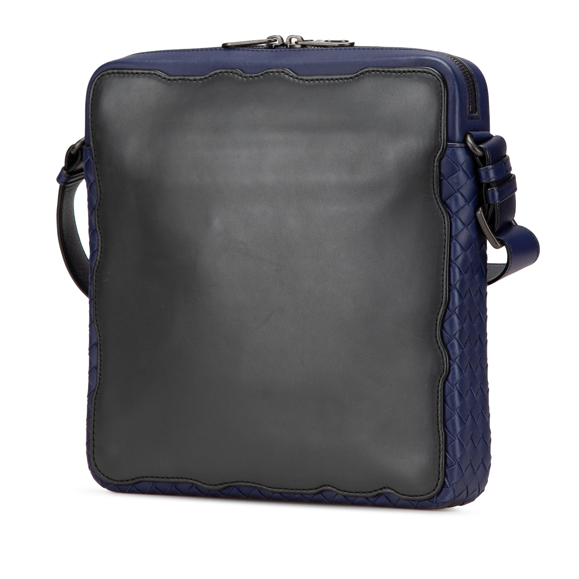 Intrecciato Trimmed Leather Crossbody - Image 2