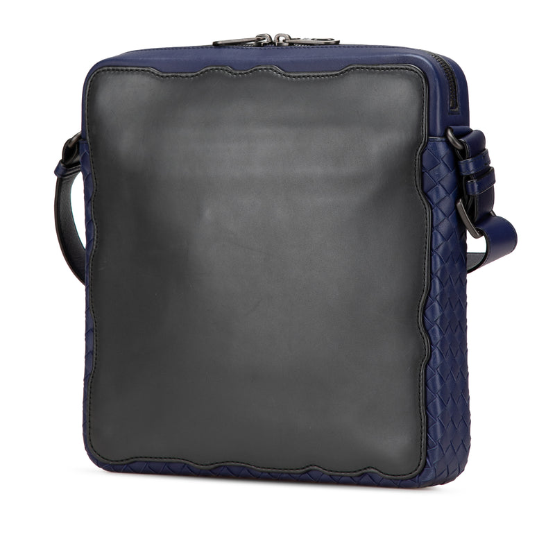 Intrecciato Trimmed Leather Crossbody - Image 2