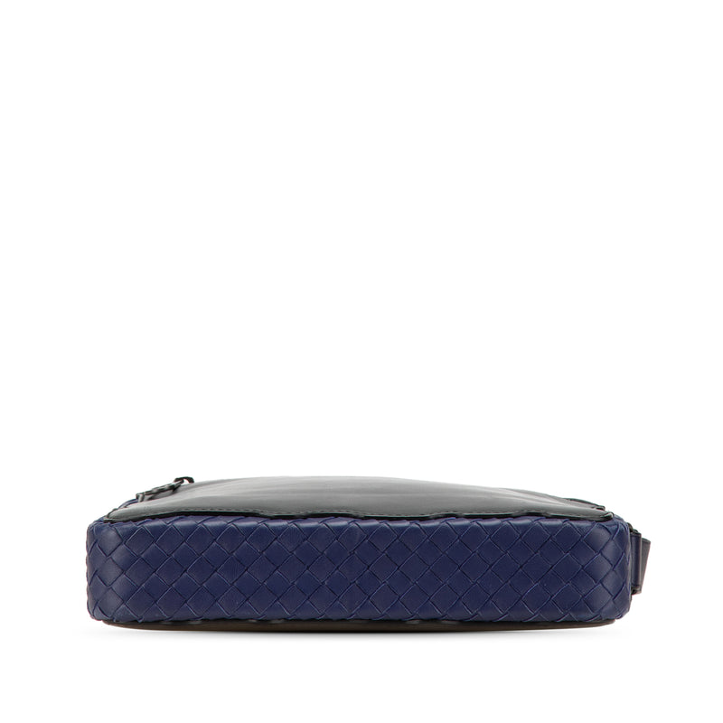 Intrecciato Trimmed Leather Crossbody - Image 3
