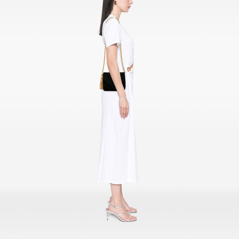 CC Suede Tassel Crossbody - Image 7