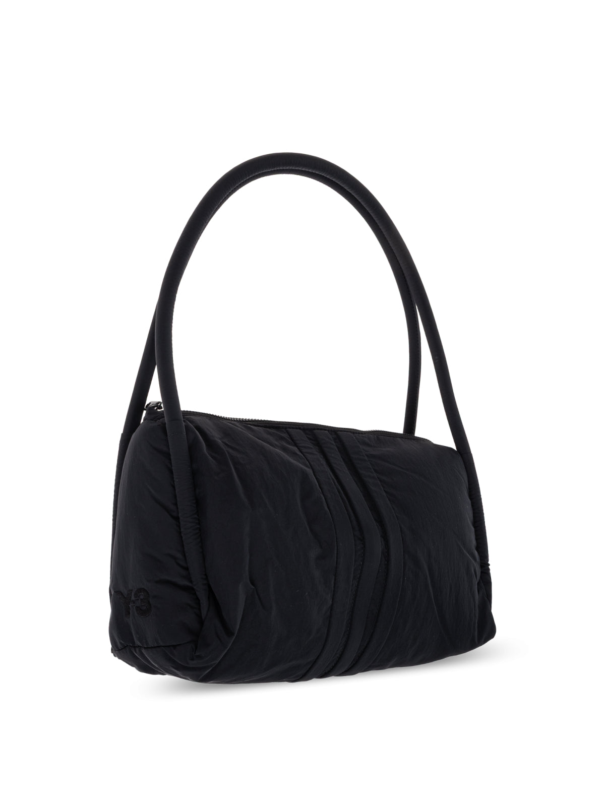 Y-3 Quilted Padded Nylon Shoulder Bag — Black Polyamide