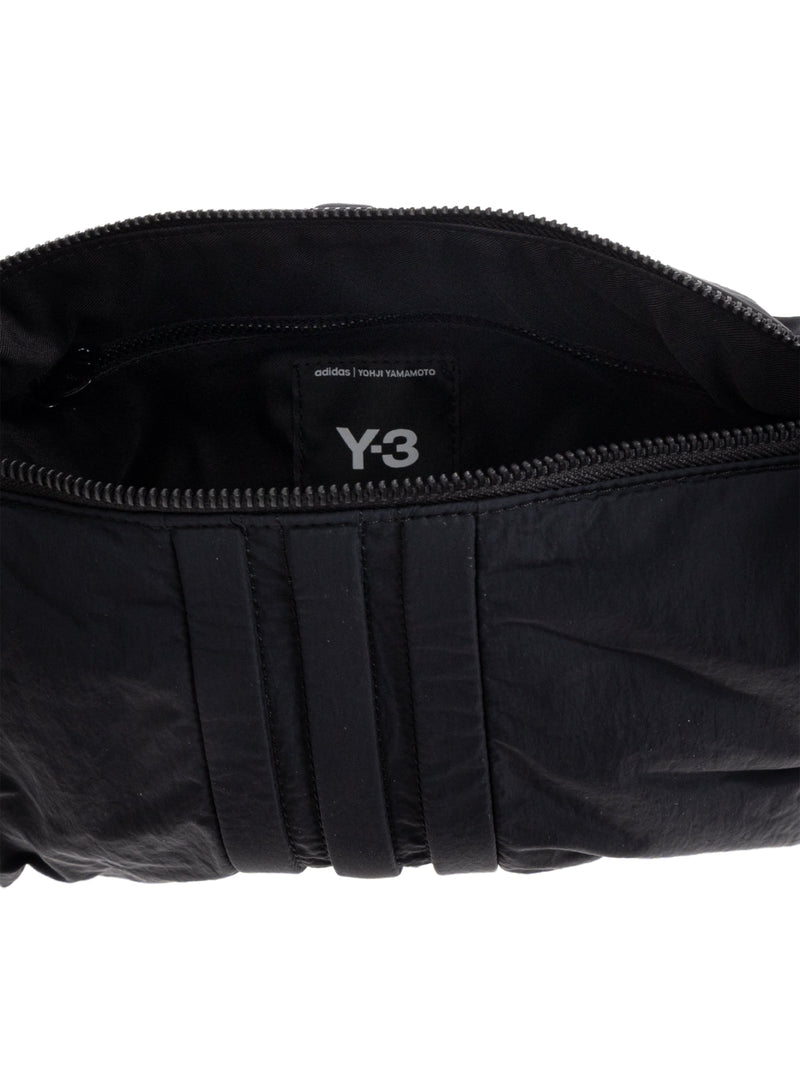 Y-3 Quilted Padded Nylon Shoulder Bag — Black Polyamide