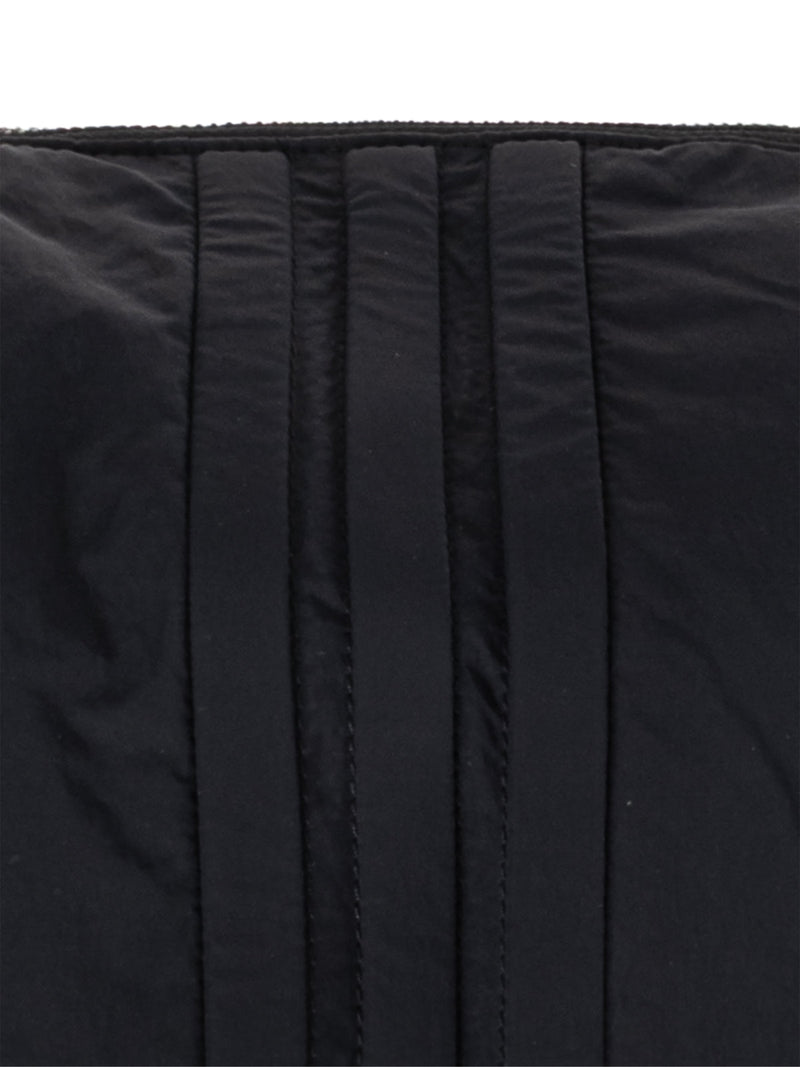 Y-3 Quilted Padded Nylon Shoulder Bag — Black Polyamide