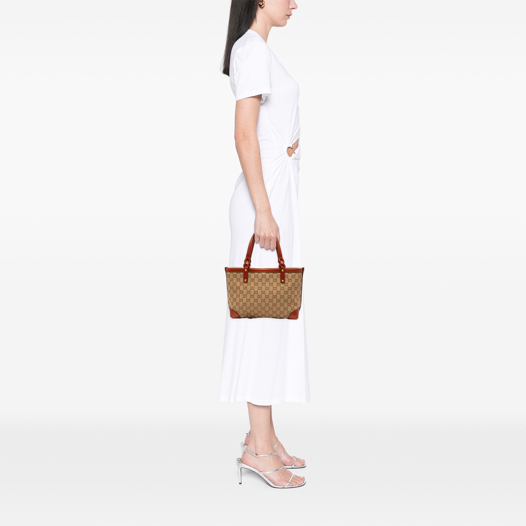 GG Canvas Craft Tote - Image 7