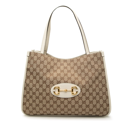 Medium GG Canvas Horsebit 1955 Tote - Image 1