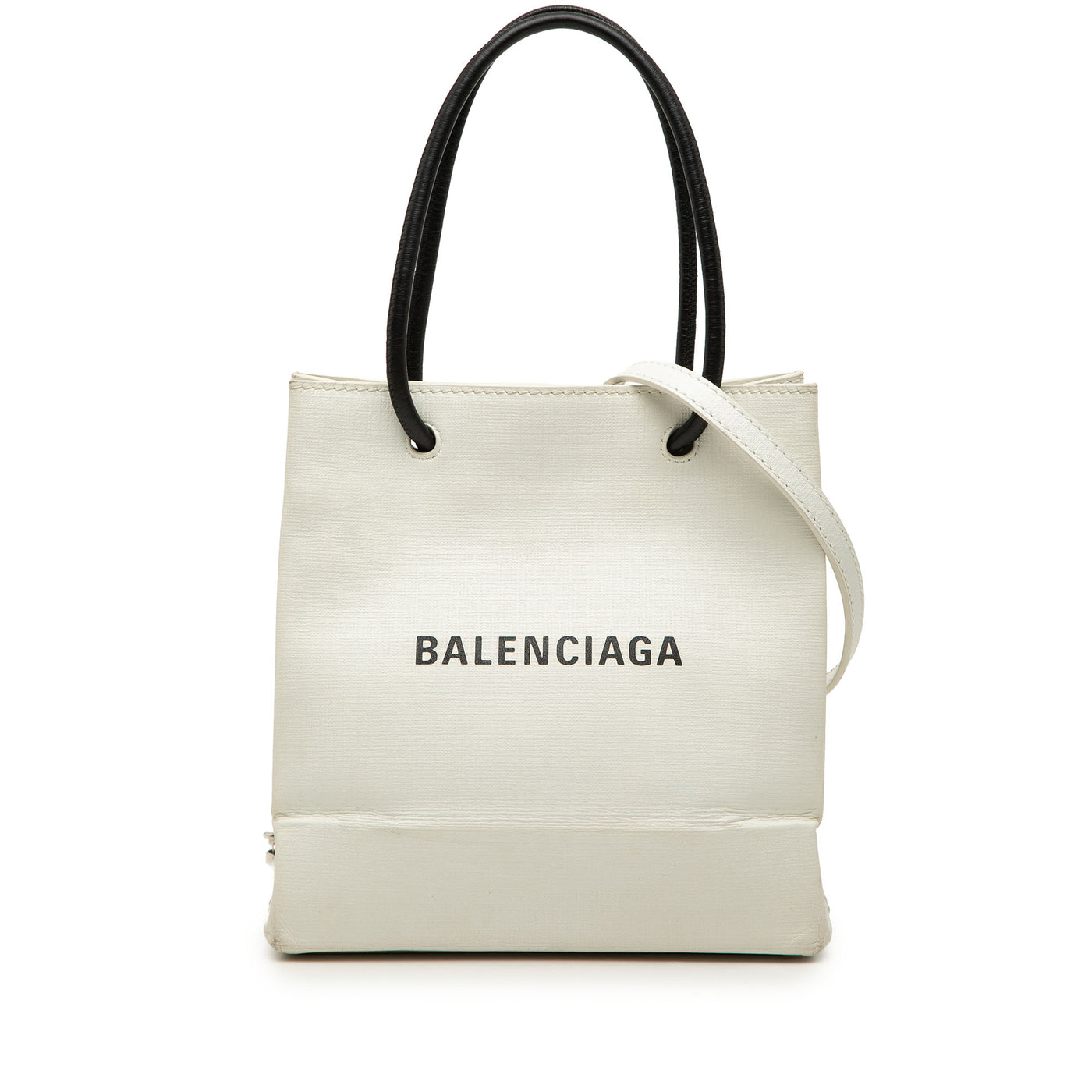 Leather Logo Shopping Tote XXS - Image 1
