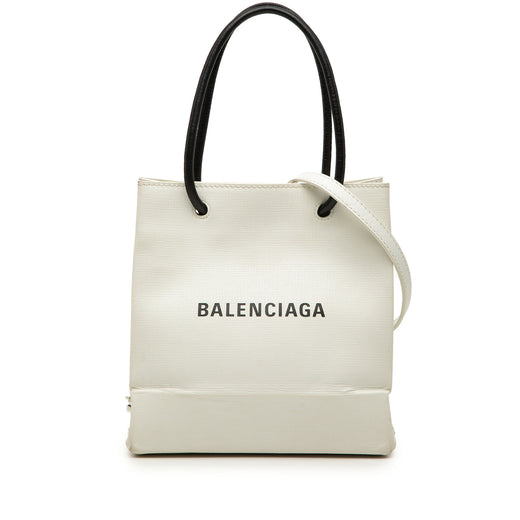 Leather Logo Shopping Tote XXS - Image 1