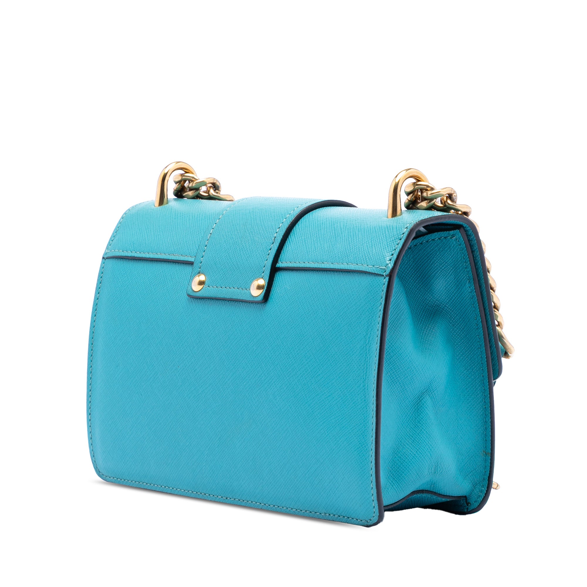Saffiano Lux Turnlock Chain Crossbody - Image 2