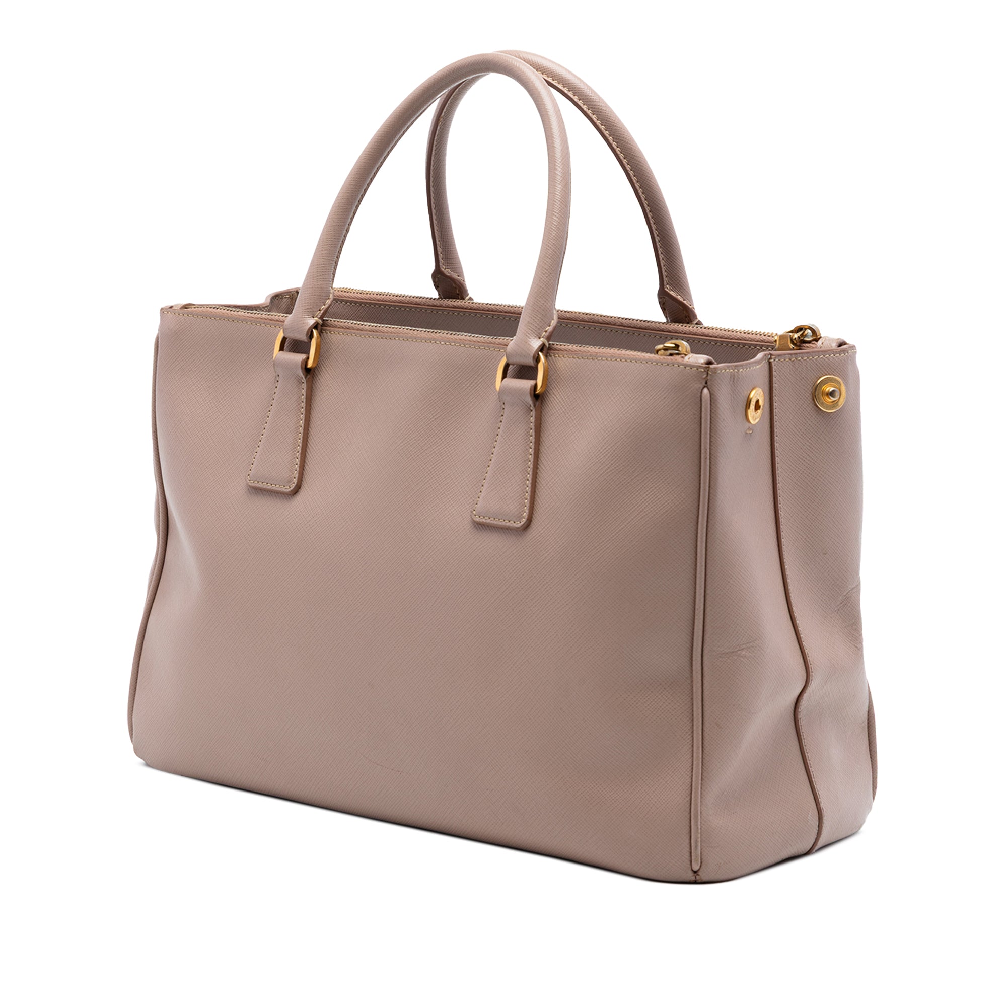Medium Saffiano Lux Galleria Double Zip Tote - Image 2