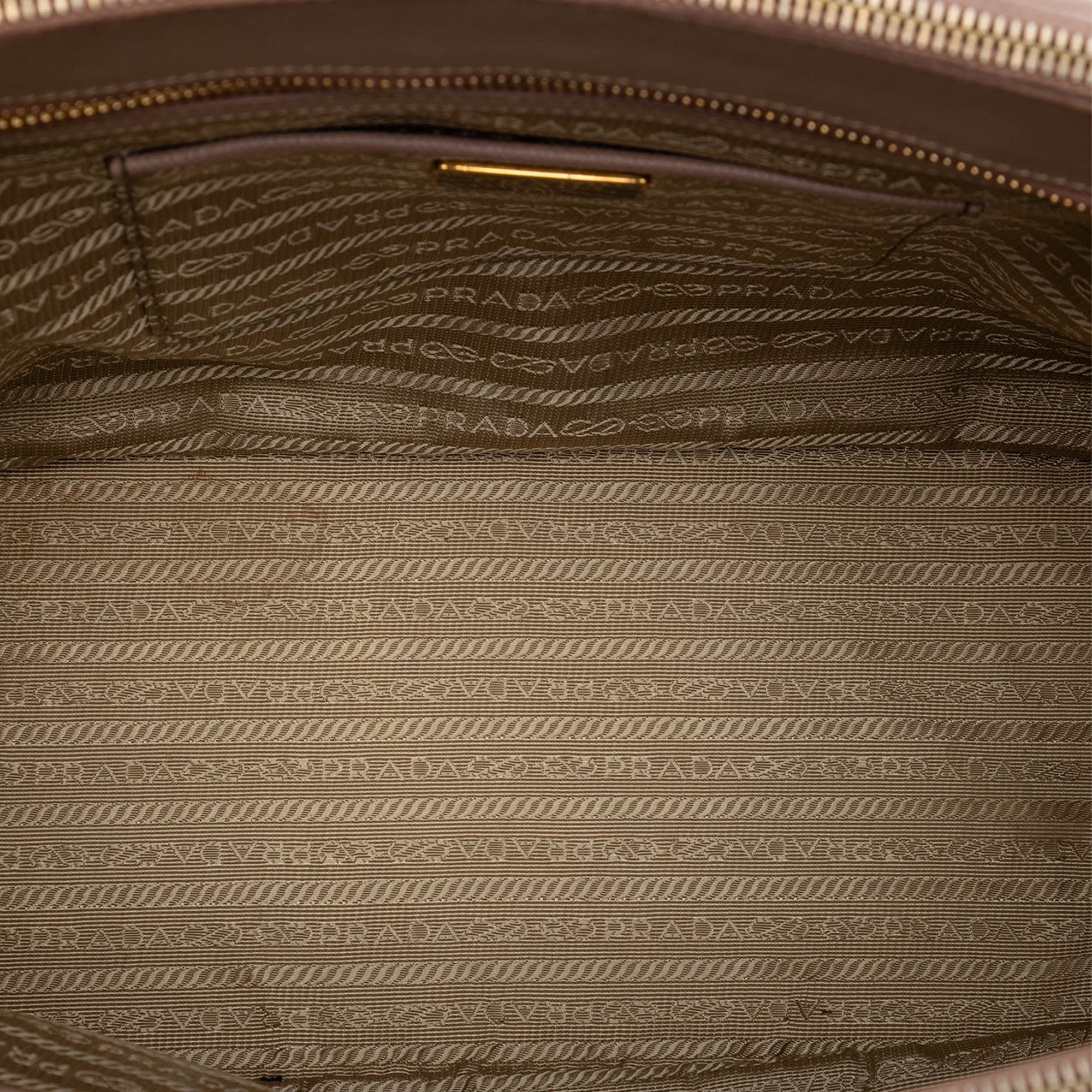 Medium Saffiano Lux Galleria Double Zip Tote - Image 4