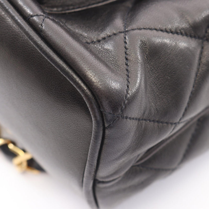 CC Quilted Lambskin Drawstring Backpack - Image 6
