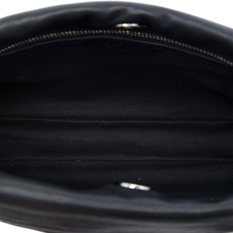 Small Diagonal Stitched Calfskin Blondie Satchel - Image 4