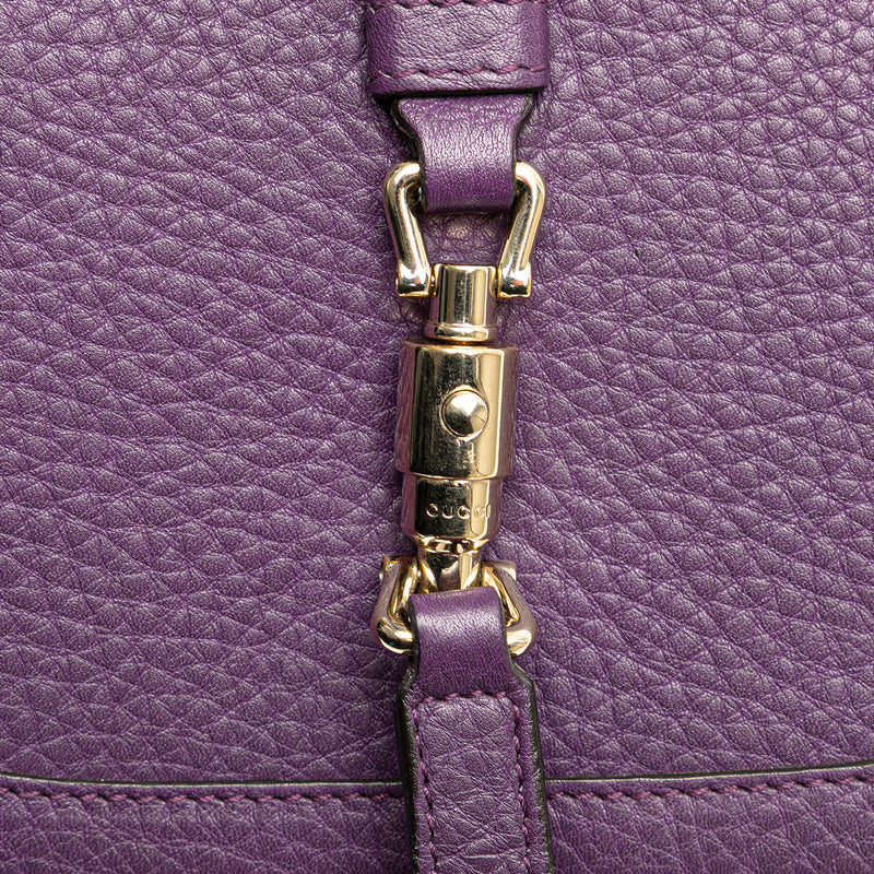 Pebbled Calfskin Piston Broadway Evening Bag - Image 10