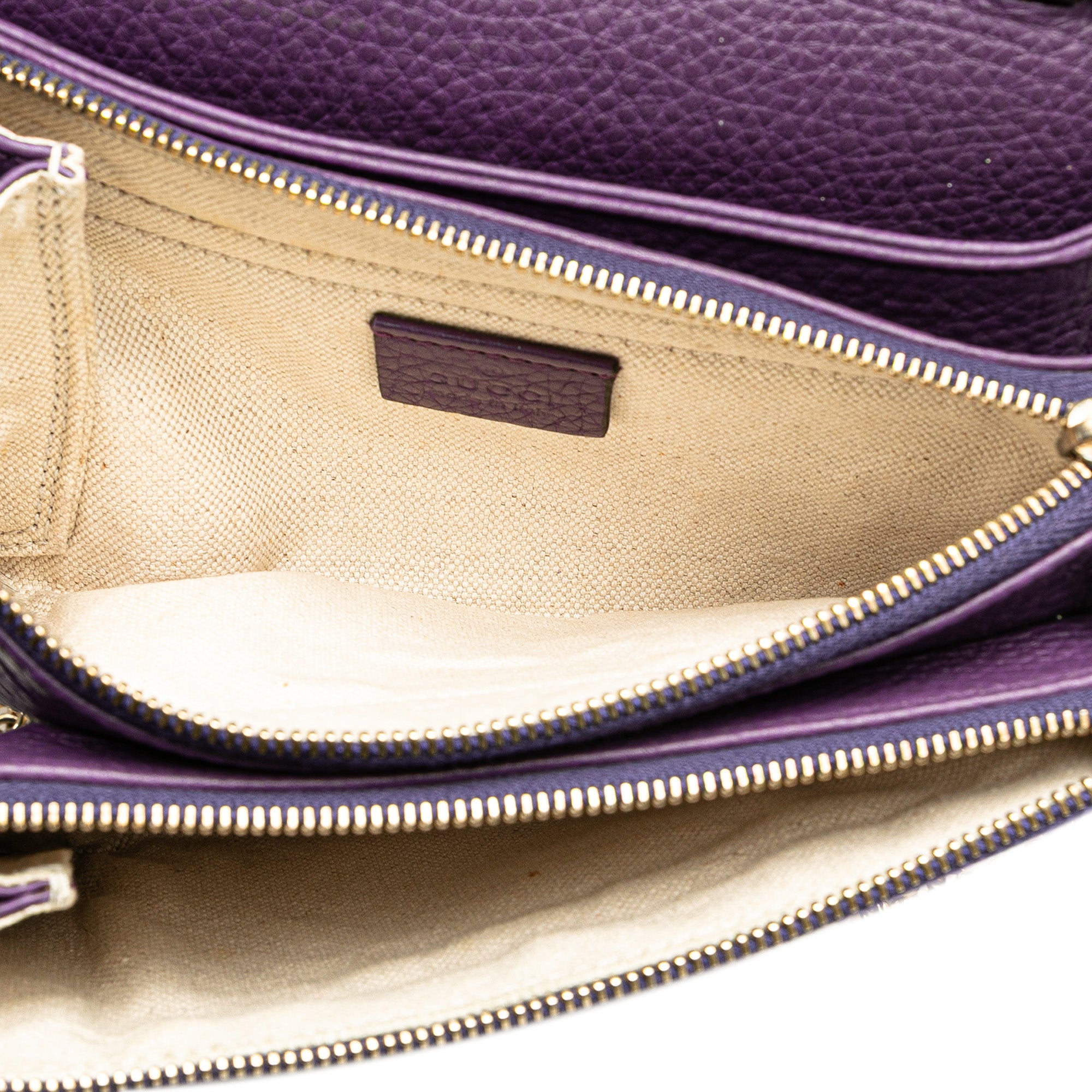 Pebbled Calfskin Piston Broadway Evening Bag - Image 4