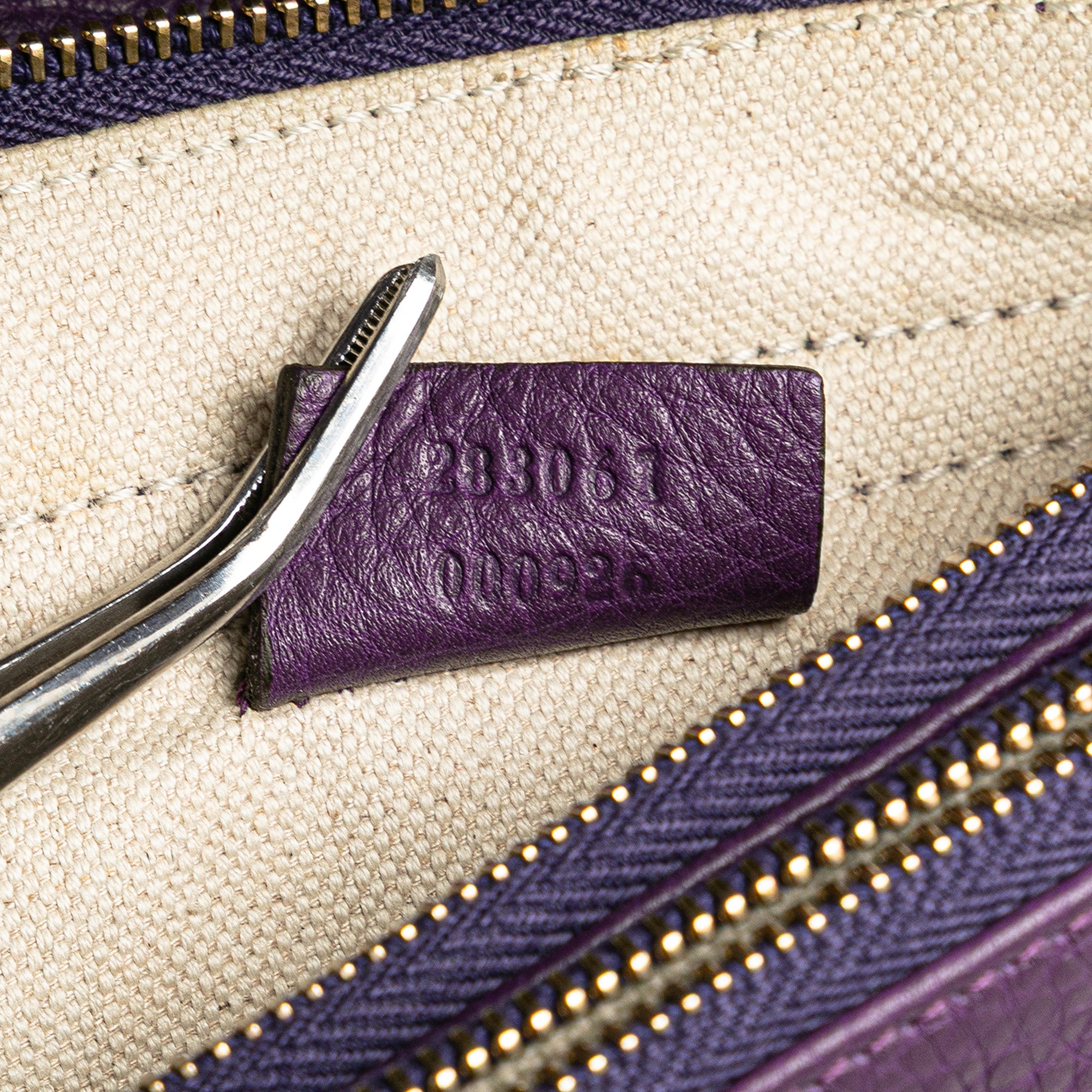 Pebbled Calfskin Piston Broadway Evening Bag - Image 6