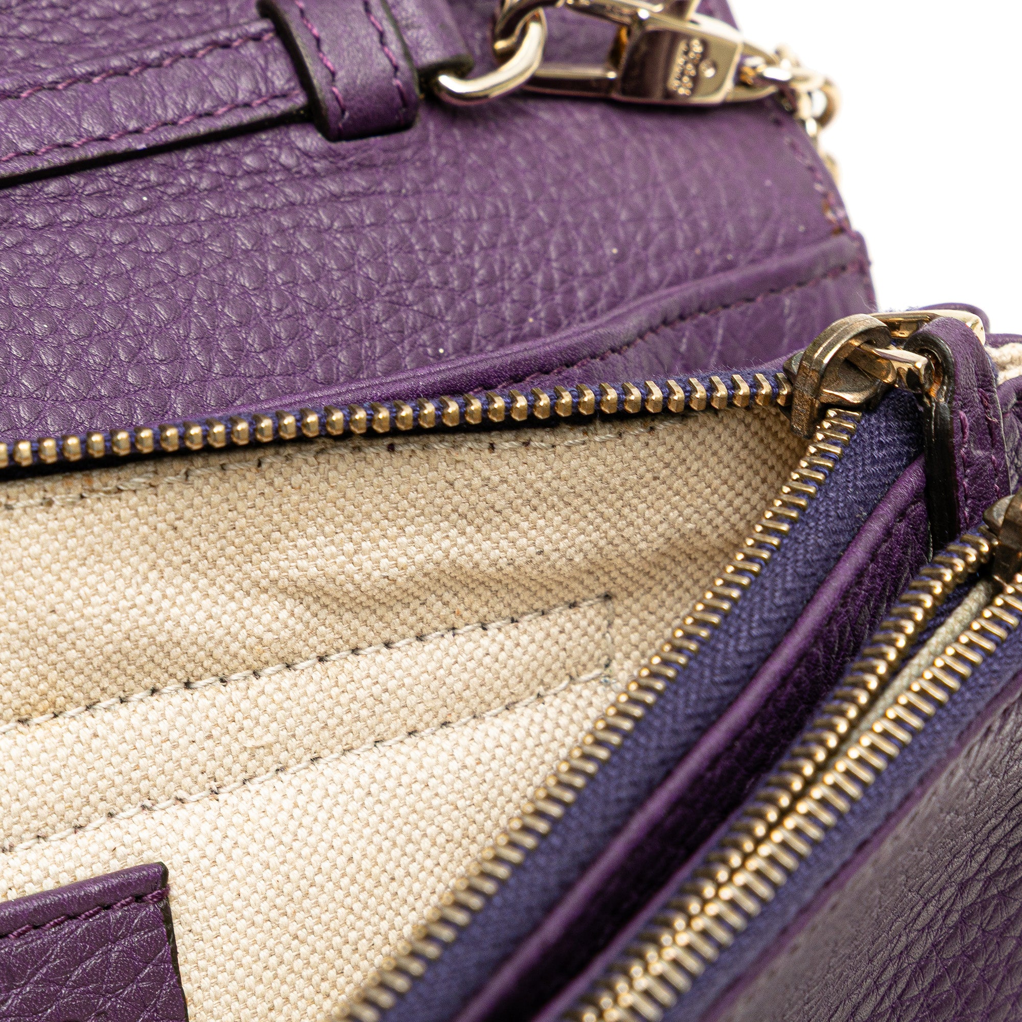 Pebbled Calfskin Piston Broadway Evening Bag - Image 7
