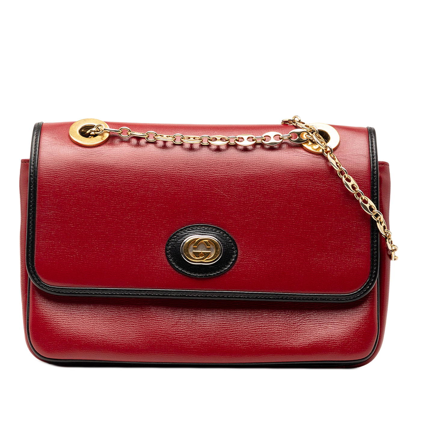 Small Leather Marina Chain Shoulder Bag - Image 1