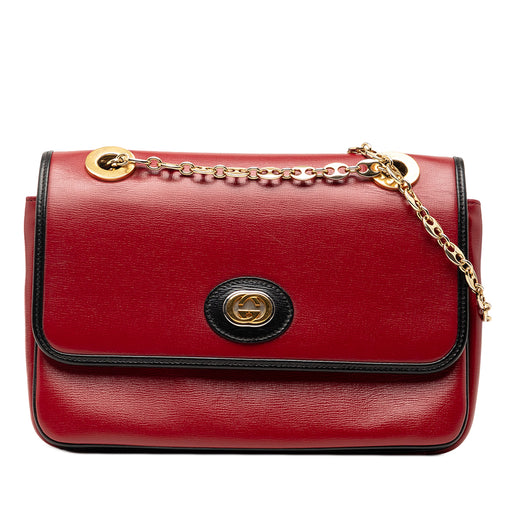 Small Leather Marina Chain Shoulder Bag - Image 1