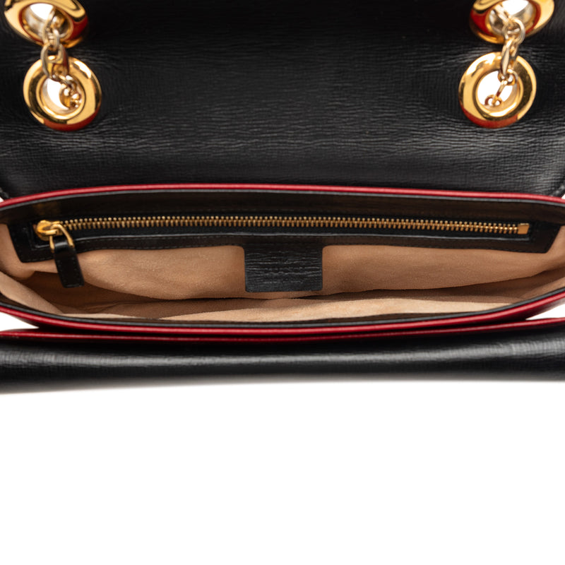 Small Leather Marina Chain Shoulder Bag - Image 4
