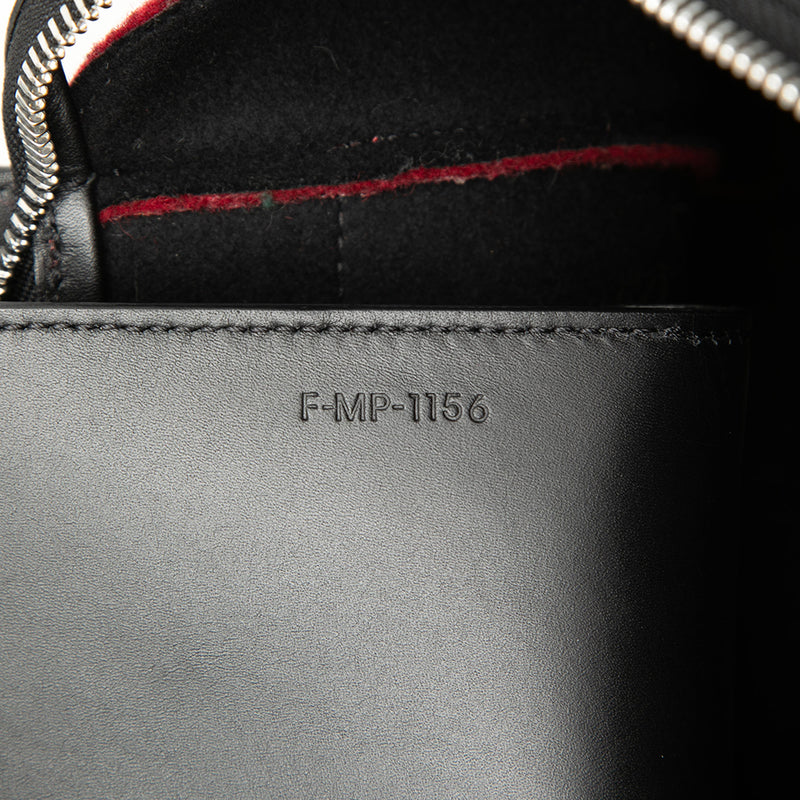 Mini Felt and Calfskin Belt Satchel - Image 6