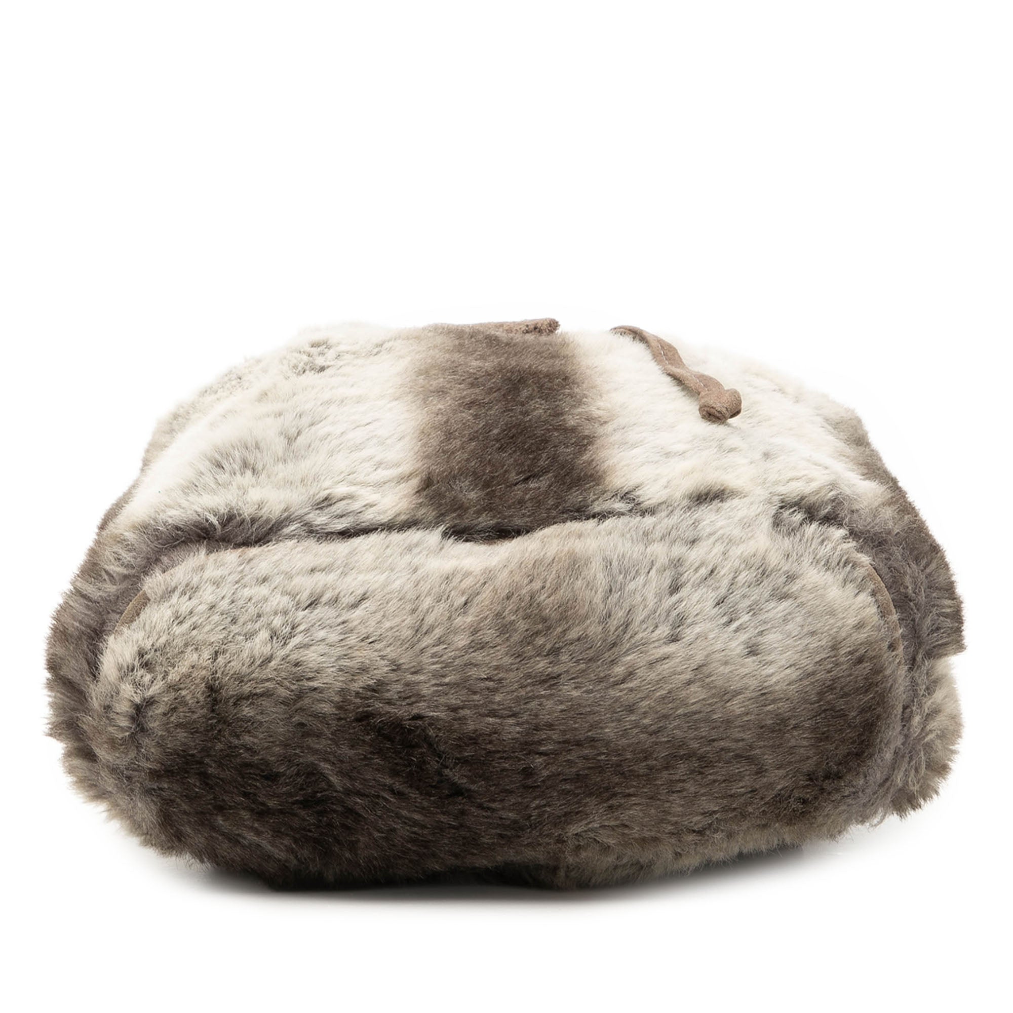 Mink Fur Tie Dye Print Backpack - Image 3