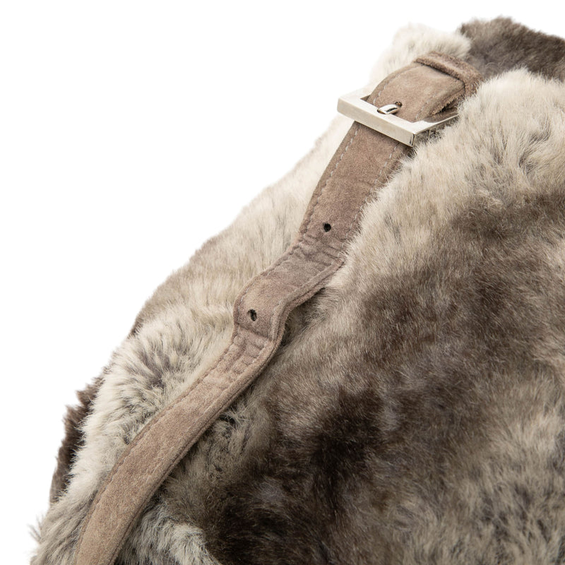 Mink Fur Tie Dye Print Backpack - Image 6