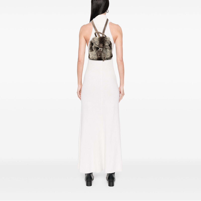 Mink Fur Tie Dye Print Backpack - Image 8