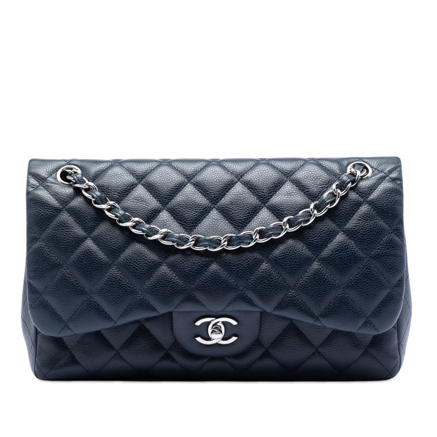 Jumbo Classic Caviar Double Flap - Image 1