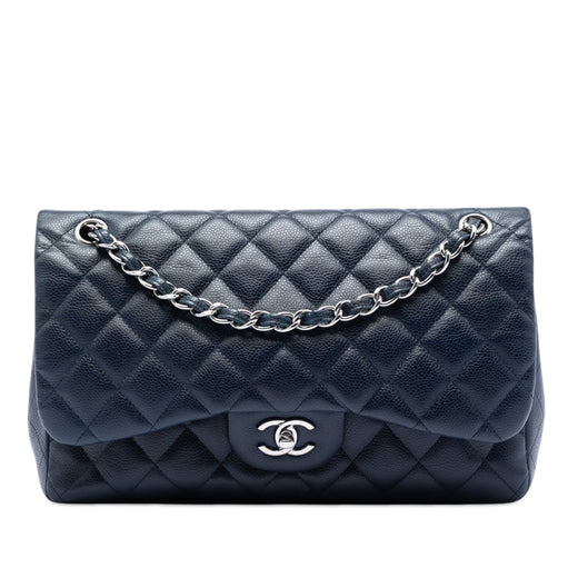Jumbo Classic Caviar Double Flap - Image 1