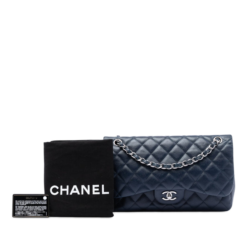 Jumbo Classic Caviar Double Flap - Image 8
