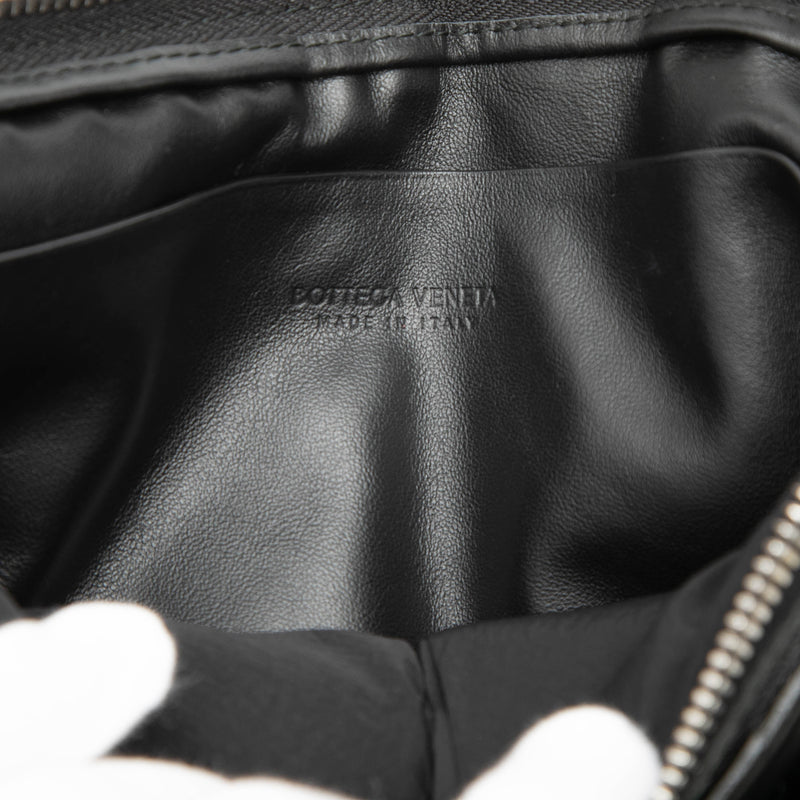 Leather Intrecciato Padded Square Pouch - Image 5