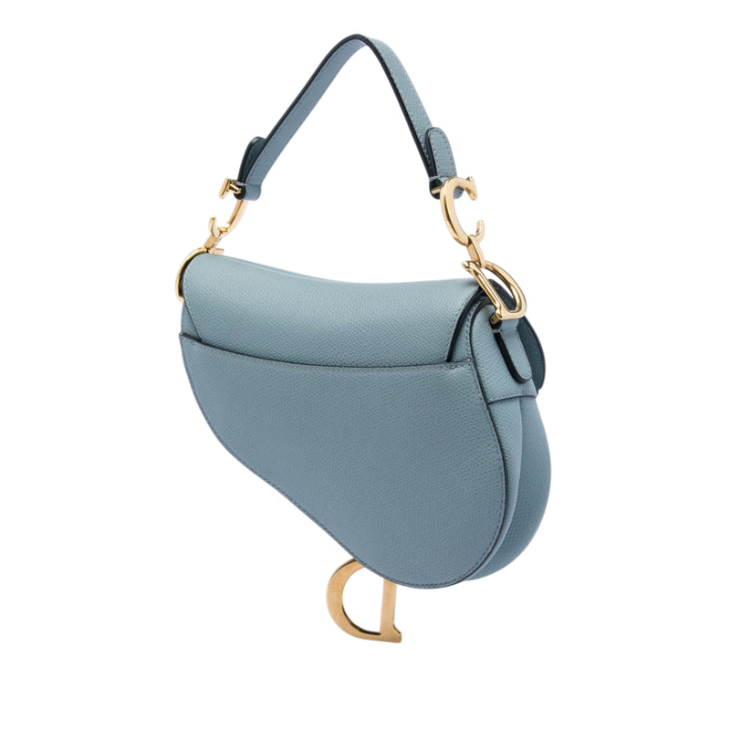 Mini Grained Calfskin Saddle Bag - Image 2